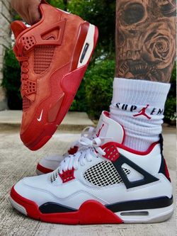 Jordan Fire Red 4 - Men’s 8.5
