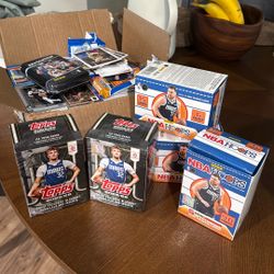 Opened Basketball Cards