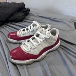 Cherry Jordan 11's Low