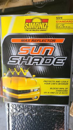 Sun Shade for front windshield 23"x58"