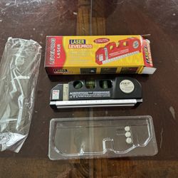 Laser leveler, and tape measure brand new in the box never use