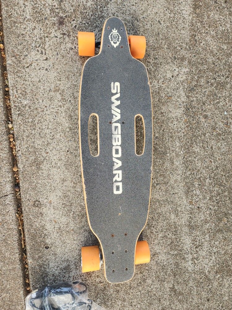 SWAGBOARD ELECTRIC SKATEBOARD with REMOTE and CHARGER $100