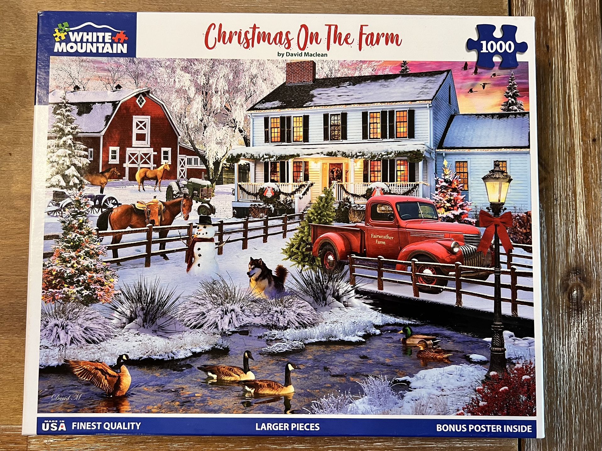 1000 Piece Christmas Holiday Puzzle