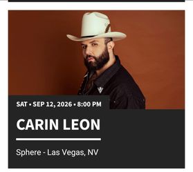 Carin Leon Las Vegas  Sphere 9/12