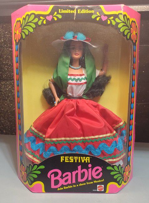Vintage 1993 Limted Edition Festival Barbie Collectible Doll