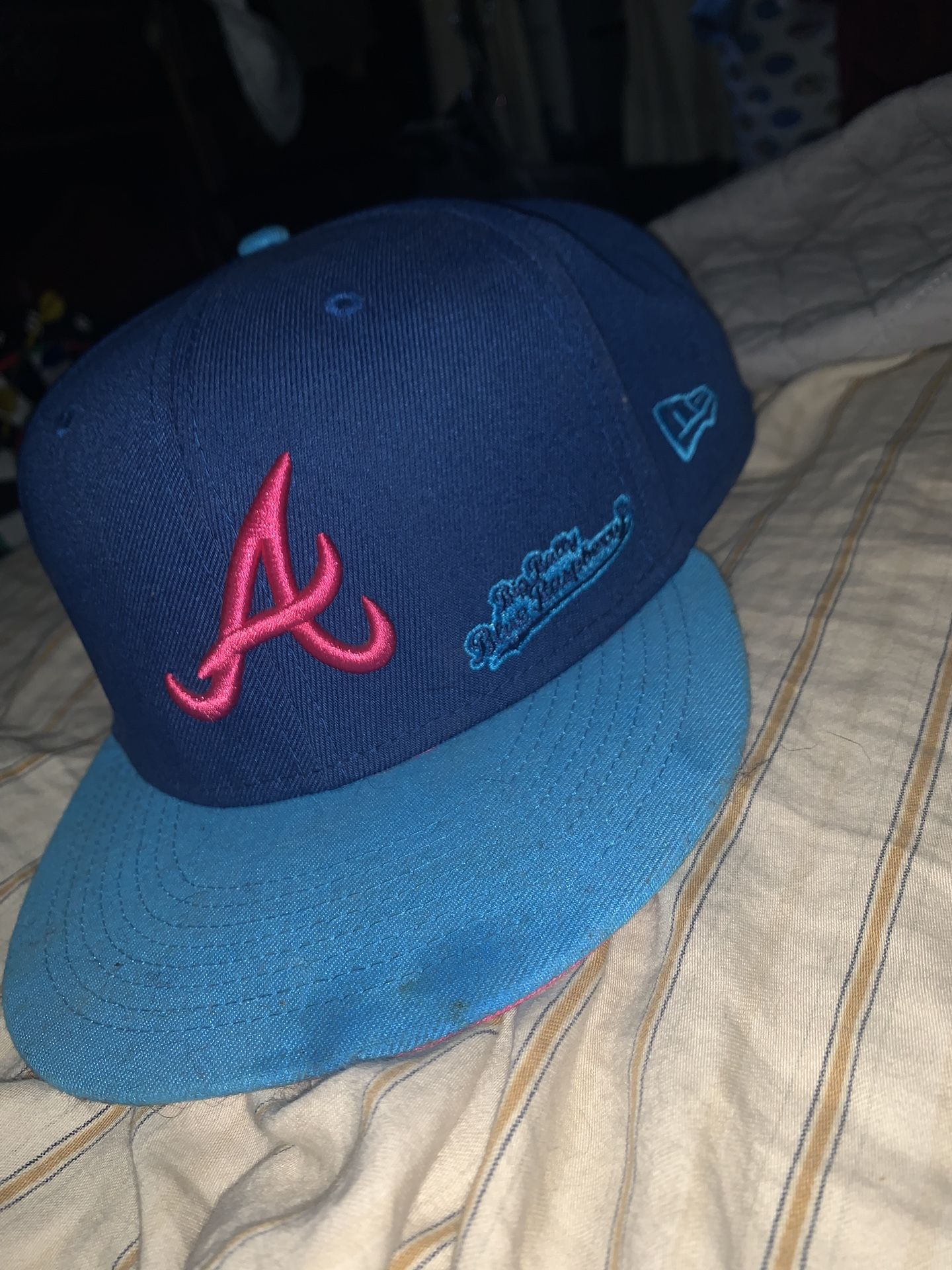 Big rally blue raspberry Braves hat