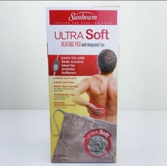 Heating Pad Sunbeam Ultra Soft Moist Heat Plush