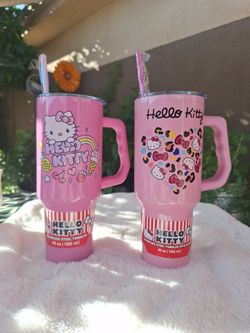 Hello Kitty 40 Oz Pink tumbler $20 each