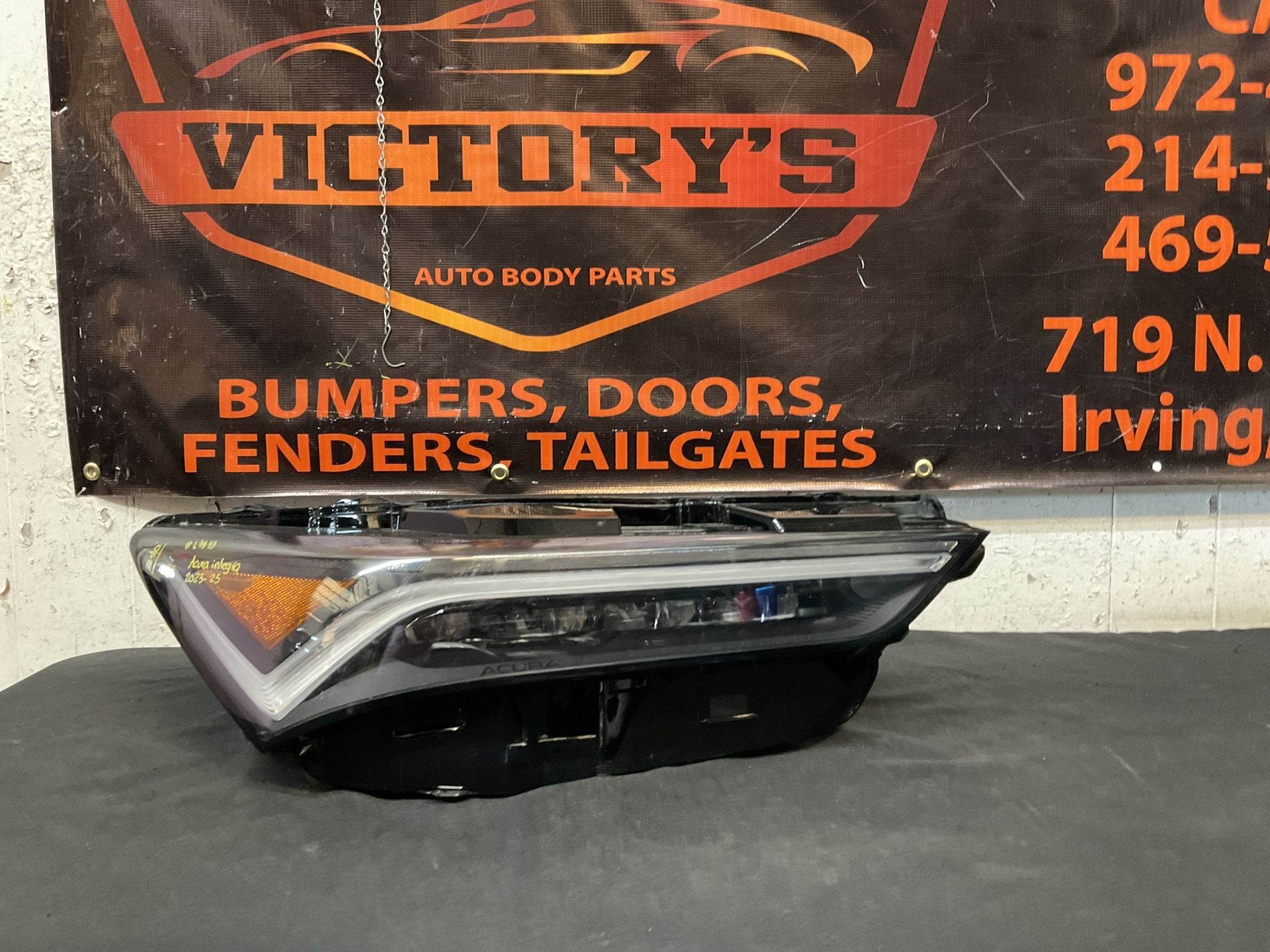 ACURA INTEGRA 2023-2025 RH HEADLIGHT OEM