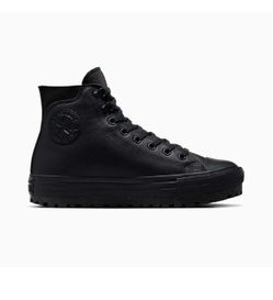 NEW! Converse Chuck Taylor All Star City Trek Triple Black Sz 5 Men / 6.5 Women