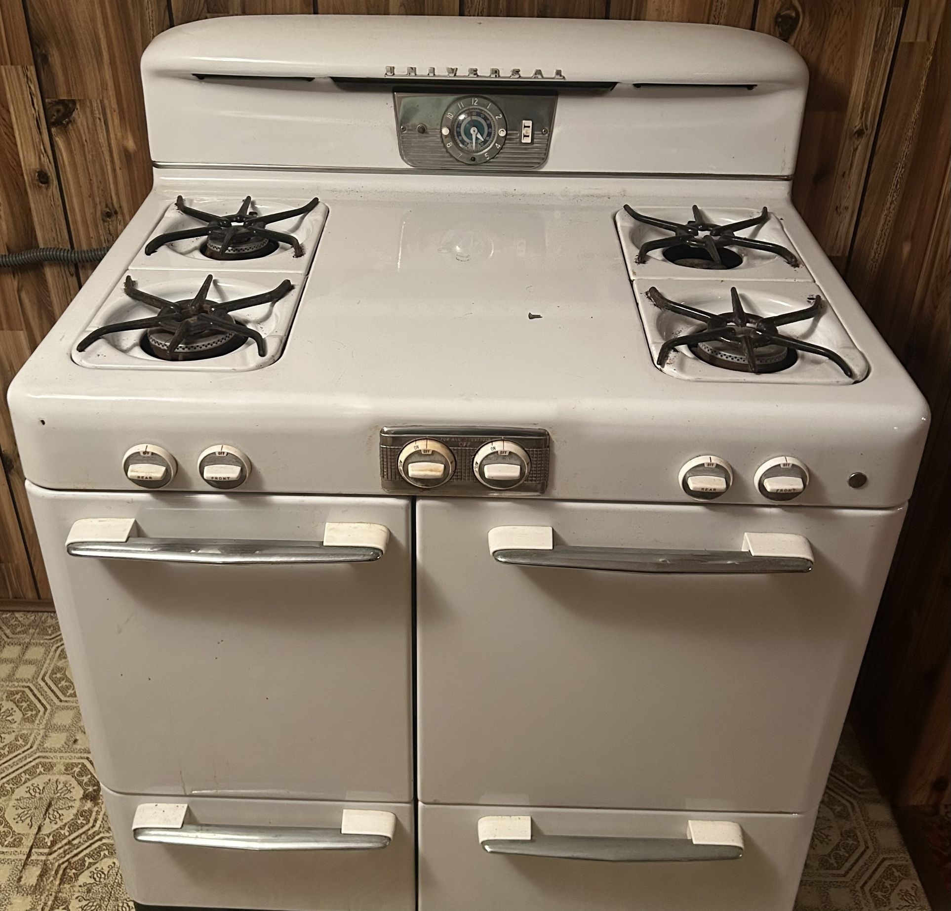 Antique Retro Stove Gas