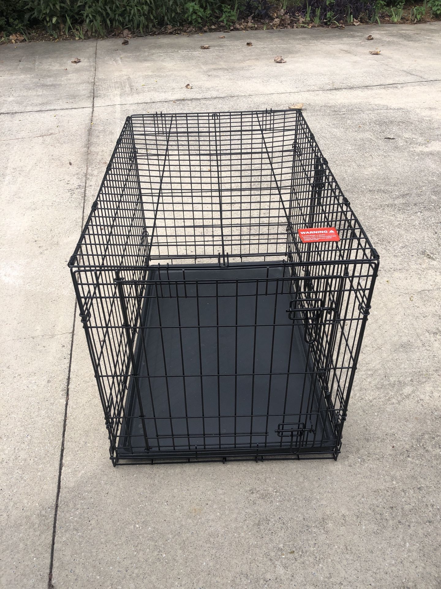 36x24x22" CLEAN Dog Crate Cage Metal Double-Doors with Tray - Compare @$70+