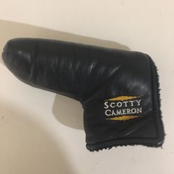 Vintage Black Scotty Cameron Golf Putter Cover