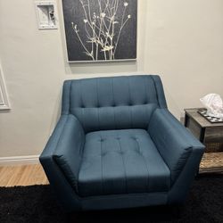 Blue Accent Chair 