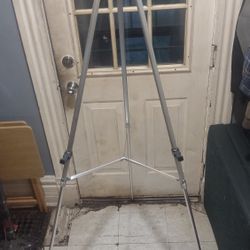 Display Easel for Floor with Clamp for Flip Charts, Pictures, Adjustable Height