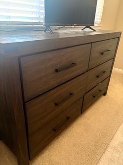 Large dresser with mirror