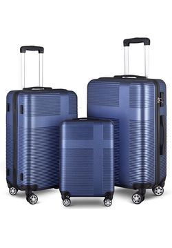 Luggage Sets, 3 Piece Luggage Expandable Suitcase Set, Lightweight Hardshell 4-Wheel Spinner Luggage with TSA Lock, ABS Carry on 3 Piece Sets Clearanc