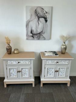 Solid wood Drexel Nightstands