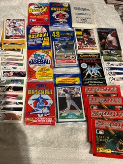 14  UNOPENED VINTAGE WAX PACKS & MORE