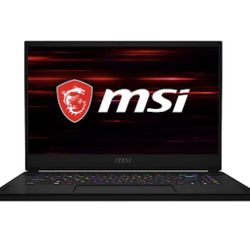 NEW sealed MSI Gaming Laptop GE66 10SFS 15.6"- Intel Core i7 - 32GB Memory - NVIDIA GeForce RTX 2070 SUPER - 1TB SSD - Titanium Blue-Black