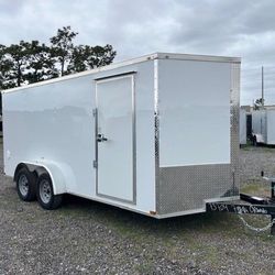 Quality Cargo 7 x 16 Enclosed Trailer 7k