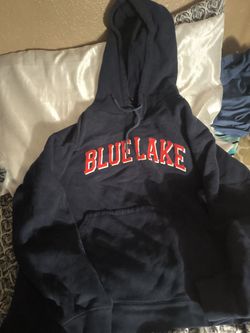 $8 MEN'S BLUE LAKE HOODIE SIZE SMALL