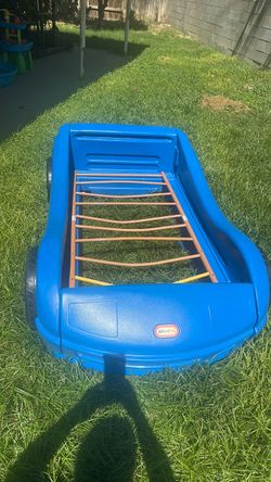 Little Tikes Blue Toddler Car Bed Frame