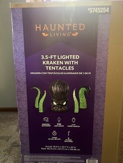 Haunted Living Kraken Halloween decoration