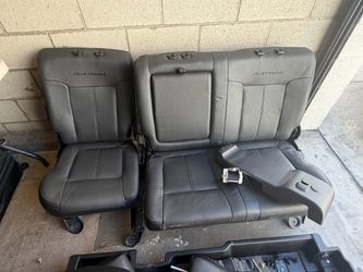 2016 F350 Platinum rear seats