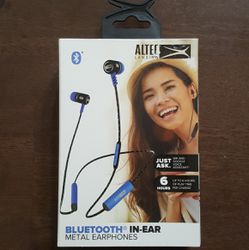 Altec Lansing Bluetooth metal in-ear headphones lot of 2