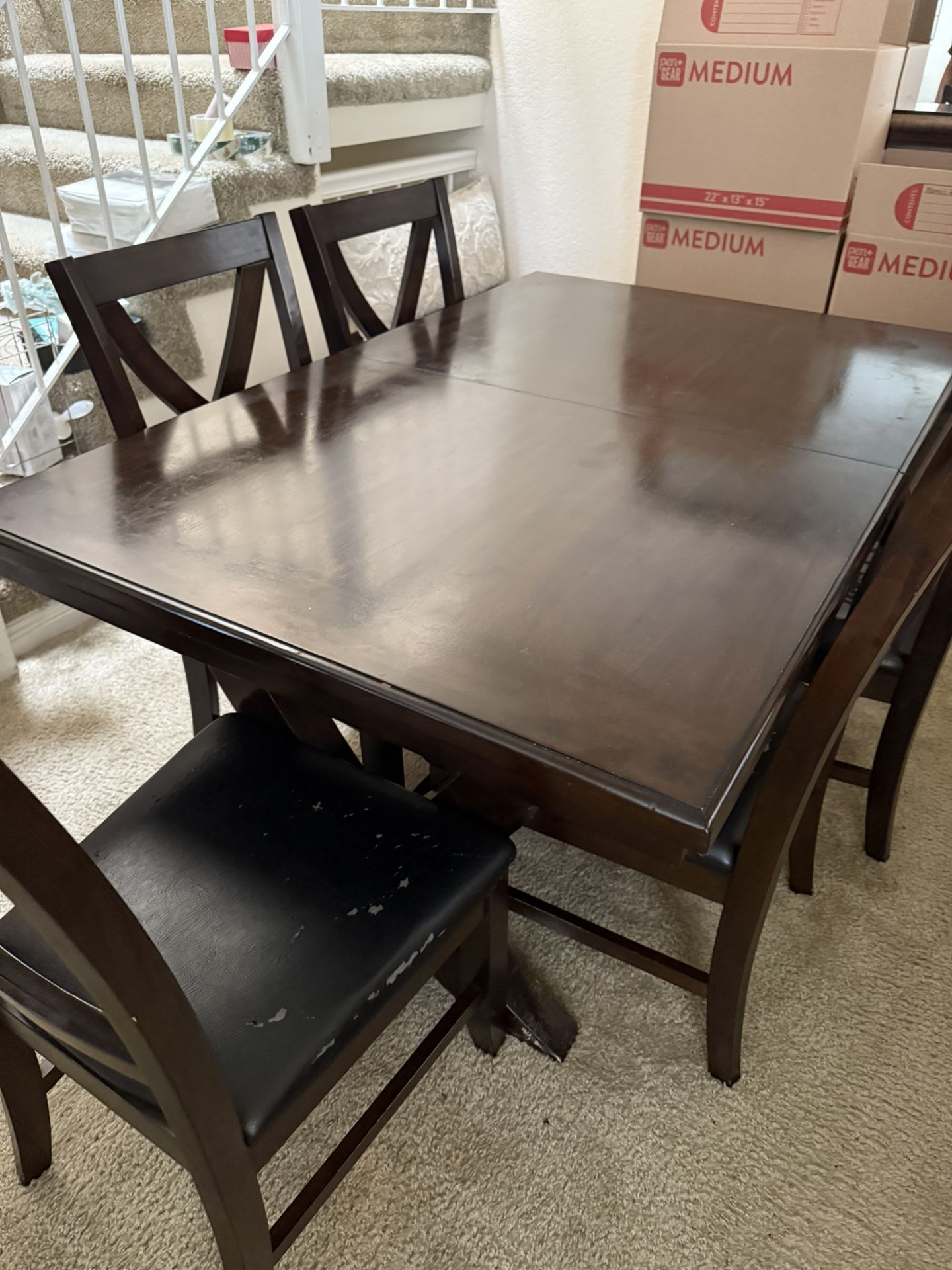 Dining Table 6 Chair - Expandable