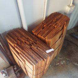 cedar shingles. 3 bundles. new.  extra from job 100 total  for all 3