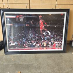 Michael Jordan #23 - Framed VINTAGE Poster