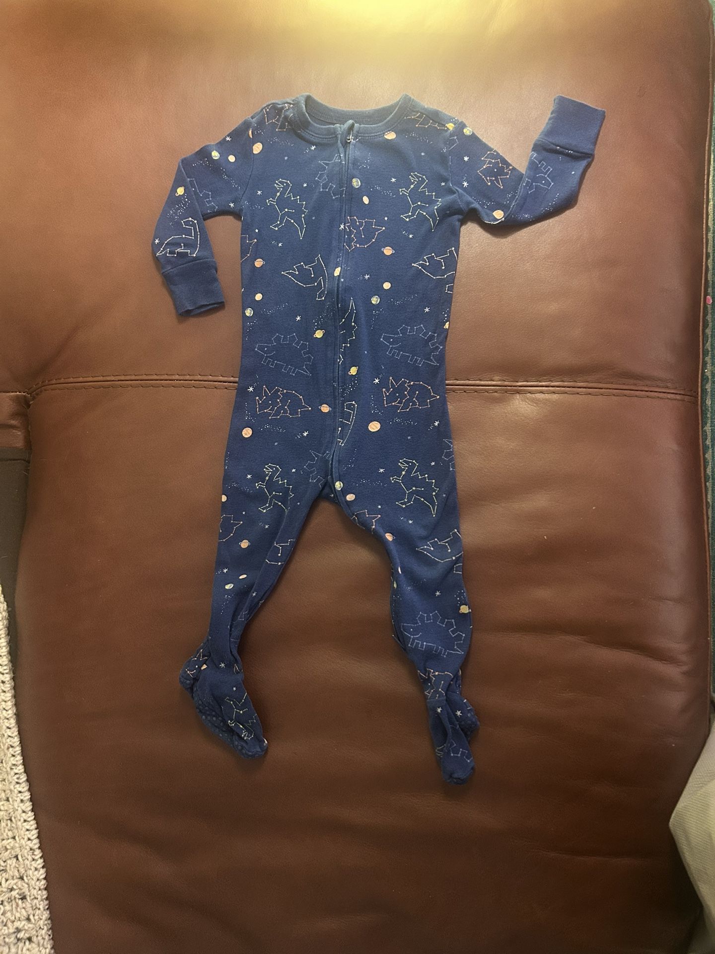 Old Navy- Unisex Snug-Fit 2-Way-Zip Printed Pajama One-Piece