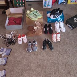 Variety Of Shoes... Yeezy, Jordan, Adidas, Limited Edition Timberland,UGGs And Kid Shoes
