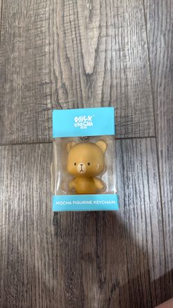Milk and Mocha Bear Figurine Keychain