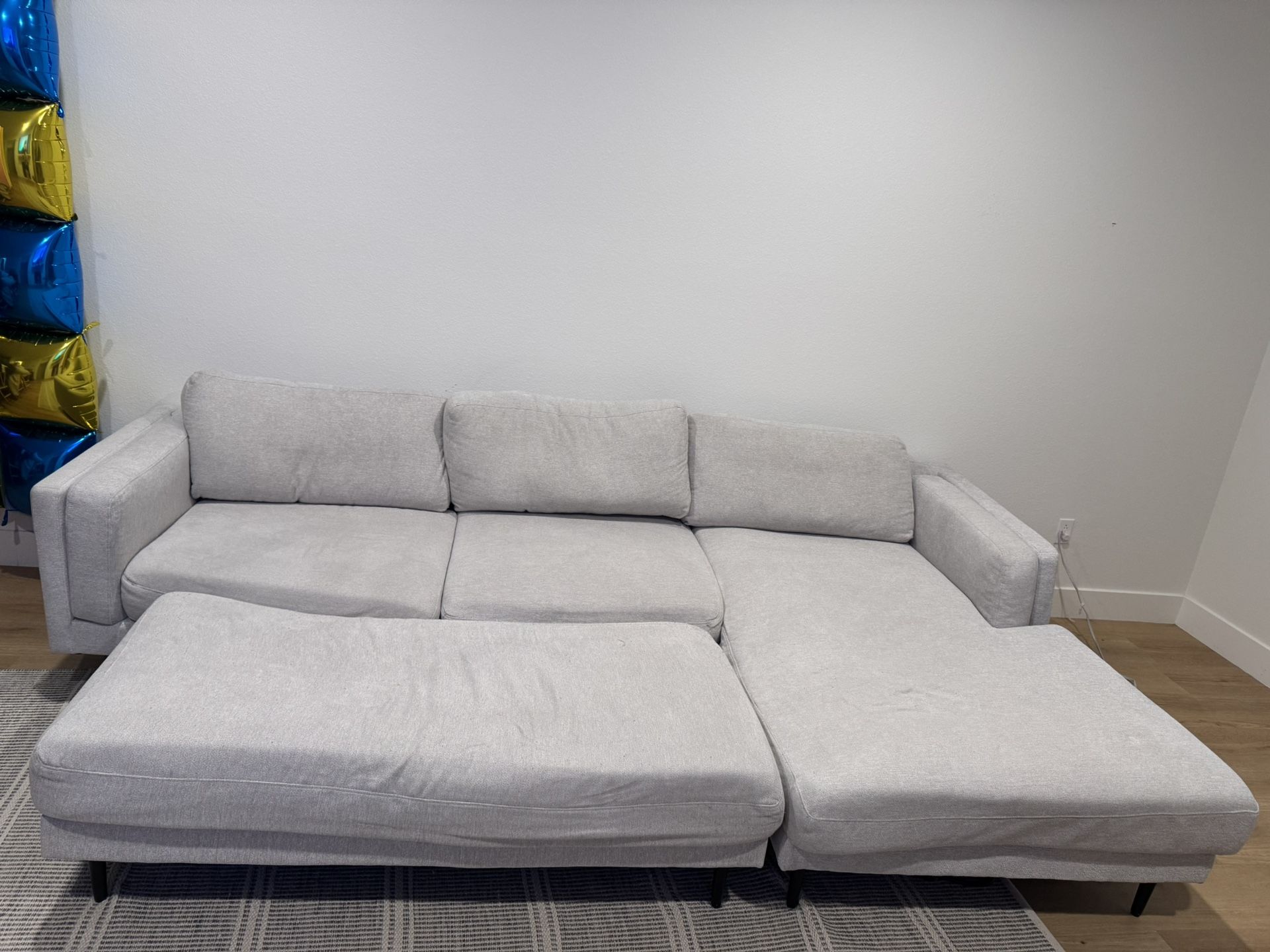 Sectional with Ottoman For Sale