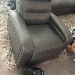 Good condition, recliner, couch, and one recliner power chair of your choice