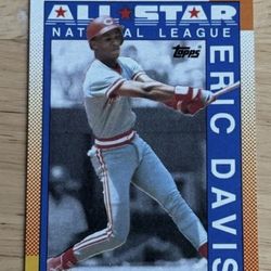 Eric Davis Baseball Card