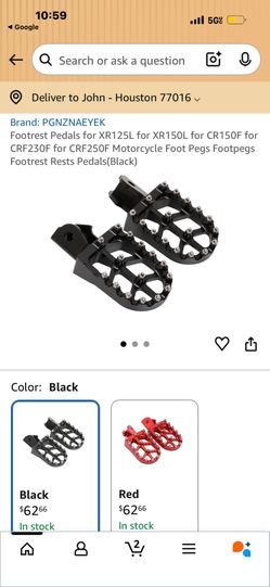 Yamaha Motorcycle Foot Pedals