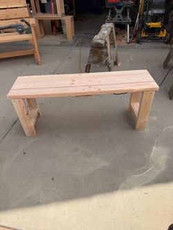Handmade Wood Bench