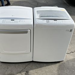 LG Gas Dryer And Washer Set