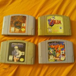 NINTENDO 64 N64 GAMES LOT
