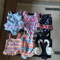 3T Girls Bathing Suits 