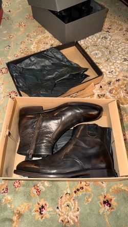 Bruno Magli Haxton Black Leather Boots