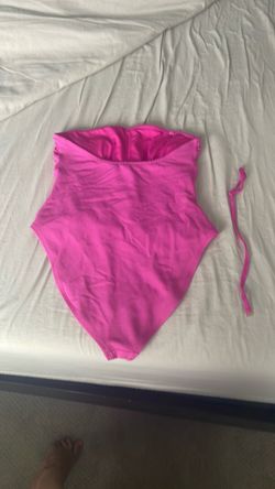 Pink women’s bathing suit