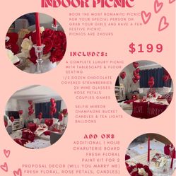  Valentines Romantic Indoor Picnic