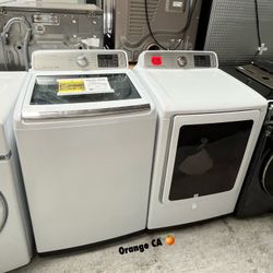 SAMSUNG TOP LOAD WASHER AND DRYER
