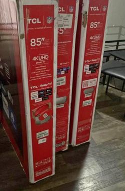 85” TCL Roku Smart TV 4K 
