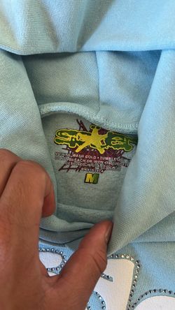 Light blue  spider hoodie